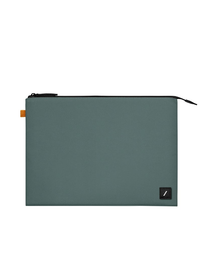 Native Union Stow Lite Sleeve for Apple MacBook Pro 14” – Slim & Lightweight Sleeve 360-Degree Protection – Compatible w/ MacBook Pro 14" M3 & MacBook Air 13" M1/M2 - Slate Green  - Image 1