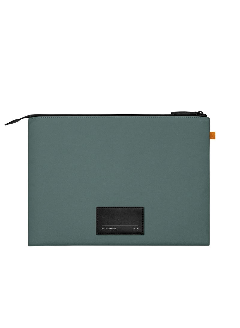 Native Union Stow Lite Sleeve for Apple MacBook Pro 14” – Slim & Lightweight Sleeve 360-Degree Protection – Compatible w/ MacBook Pro 14" M3 & MacBook Air 13" M1/M2 - Slate Green  - Image 2