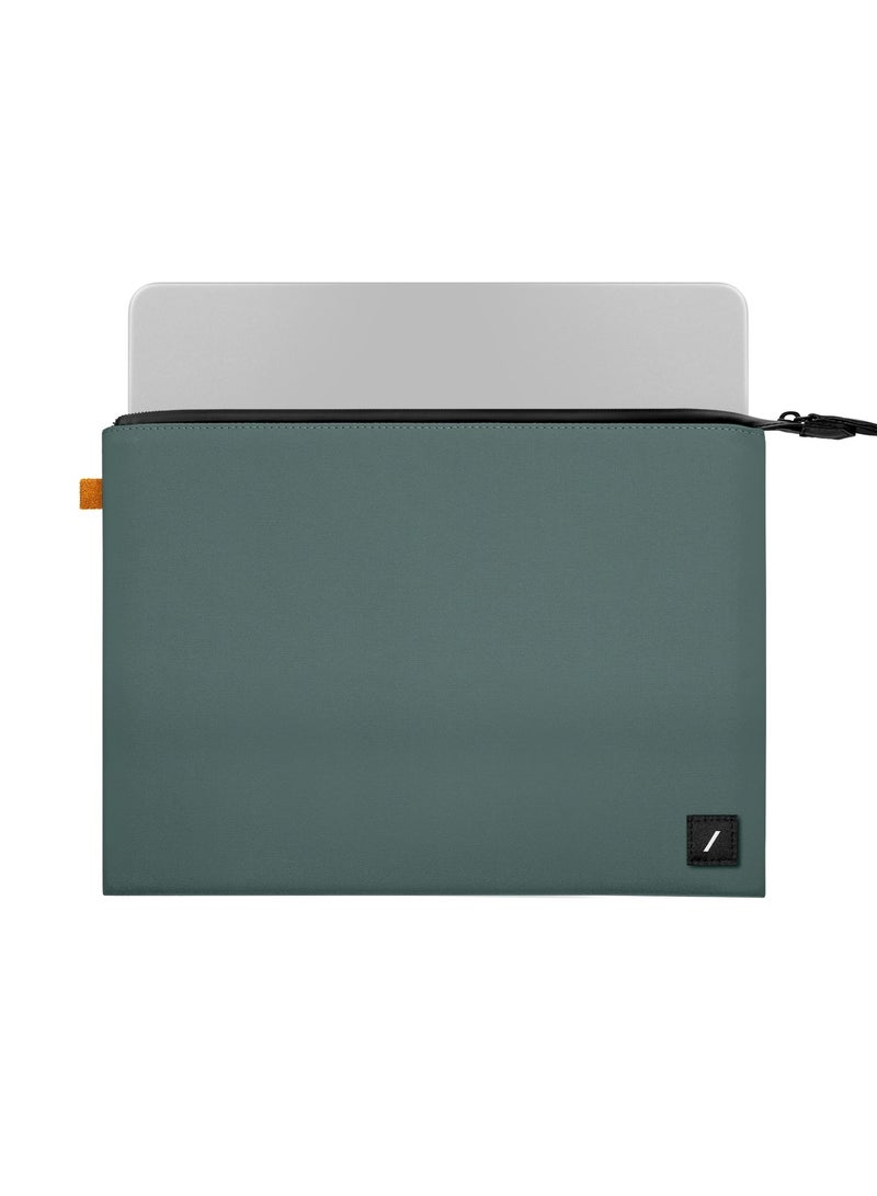 Native Union Stow Lite Sleeve for Apple MacBook Pro 14” – Slim & Lightweight Sleeve 360-Degree Protection – Compatible w/ MacBook Pro 14" M3 & MacBook Air 13" M1/M2 - Slate Green  - Image 3