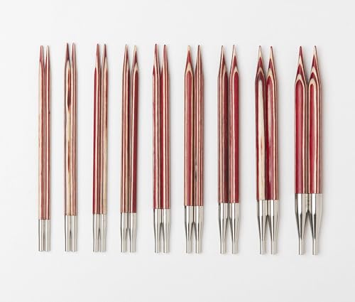 KnitPicks Knit Picks Options Wood Interchangeable Knitting Needle Set with Case and Stitch Markers Peppermint Twist - Image 3
