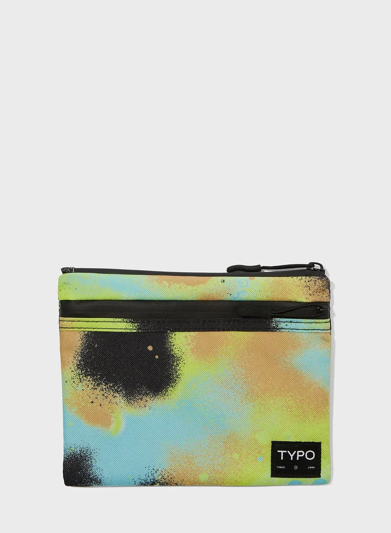Typo Recycled Utility Pencil Case