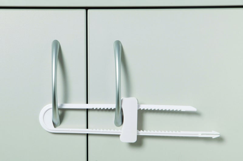 Dreambaby Sliding Cabinet Child Safety Locks - U Shaped for Knobs and Handles - Image 3
