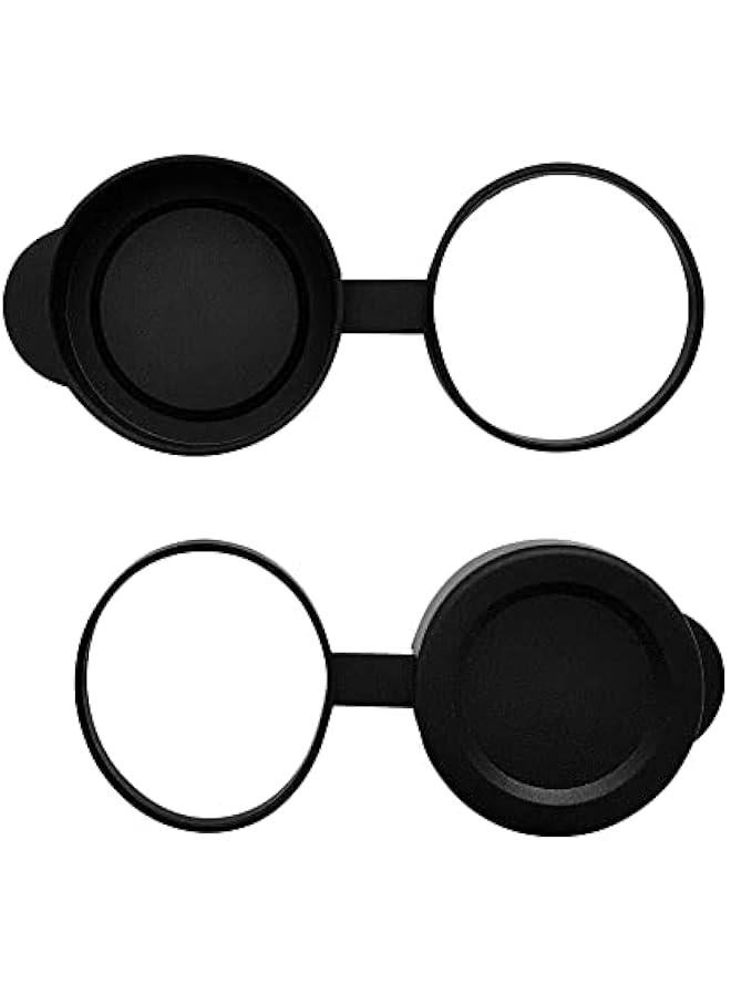 Arabest 42mm Binocular/Monocular Objective Lens Caps Internal Diameter 51.8-53.3mm Rubber Cover Set Black, (51.8-53.3LC)