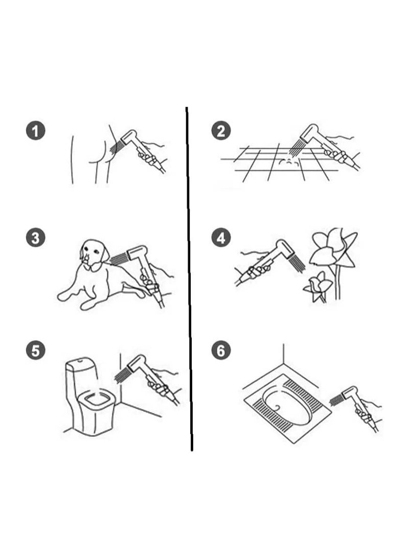 ماركة غير محددة - شطاف صحراوى مع شطاف للسفر بخرطوم 2 متر - Image 1