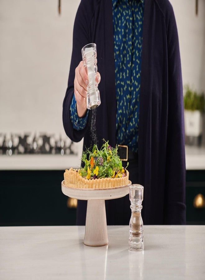 Cole & Mason London Acrylic Shaker Gift Set - Refillable Salt & Pepper Grinder with Adjustable Grinding Mechanism - Acrylic, 5" Salt & Pepper Gift Set - Image 4