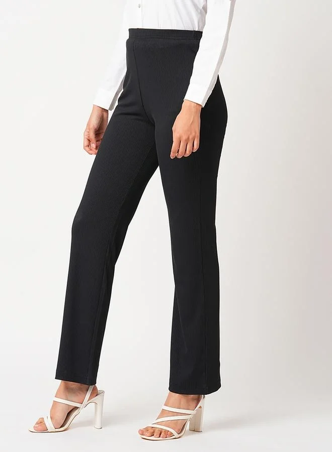 globus Globus Solid High-Rise Stretchy Slim Fit Treggings