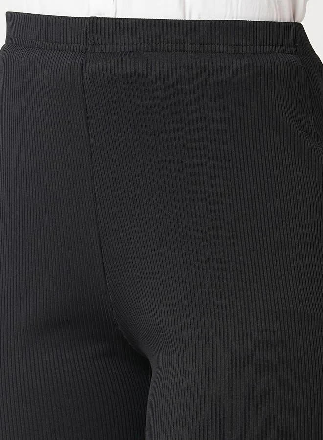 globus Globus Solid High-Rise Stretchy Slim Fit Treggings