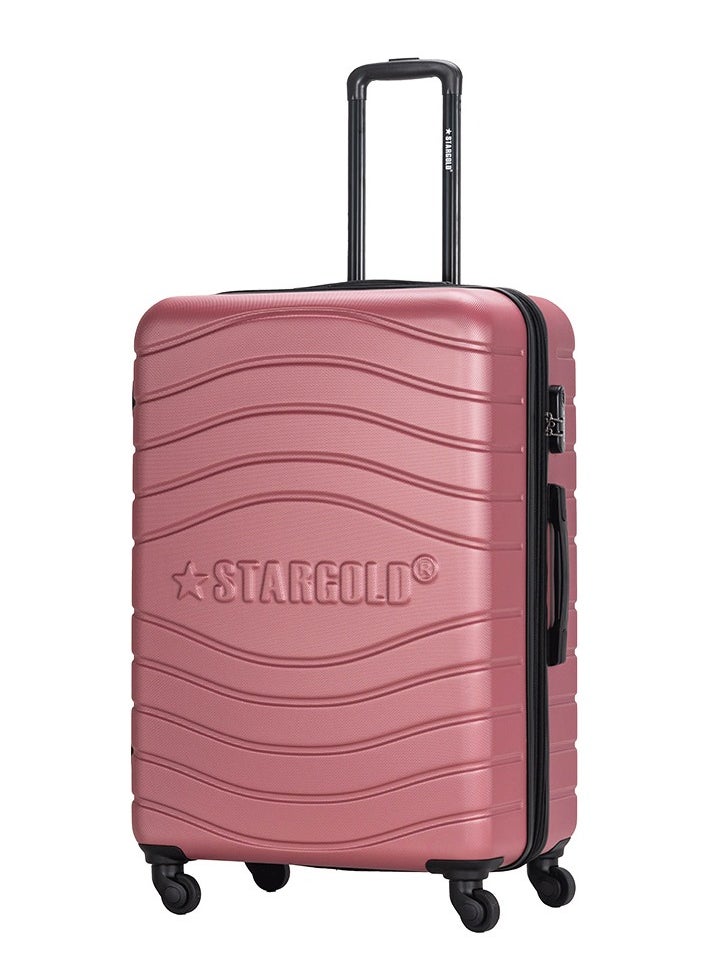 Stargold 4 Pack Of Hardside Spinner Number Locked Luggage Trolley  - Image 2