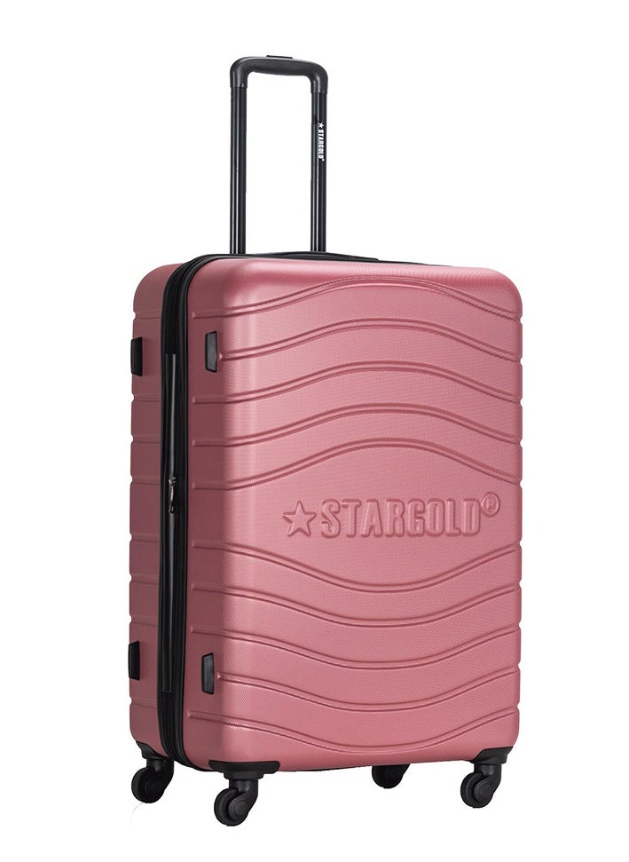 Stargold 4 Pack Of Hardside Spinner Number Locked Luggage Trolley  - Image 3