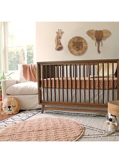 Crane BABY Safari Nursery Decor, Wooden Animal Wall Decor For Boys And Girls, Elephant, 21" X 21"  - Image 3