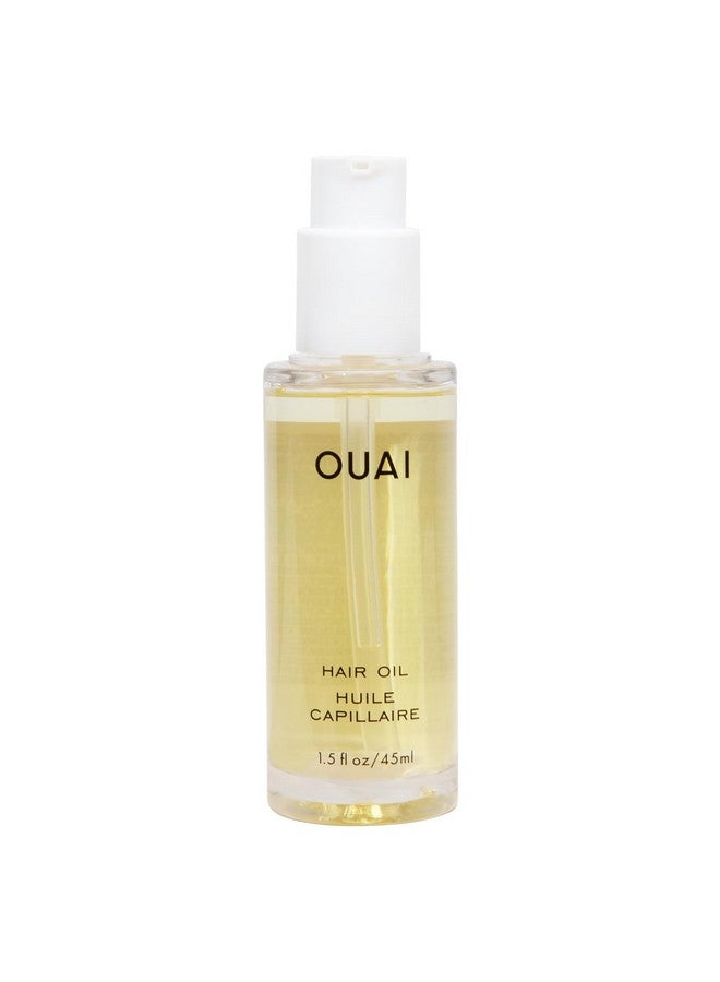 OUAI Hair Oil - Hair Heat Protectant Oil for Frizz Control - Adds Hair Shine and Smooths Split Ends - Color Safe Formula - Paraben, Phthalate and Sulfate Free (1.5 oz) - Image 1