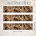 Fukaisu 3pcs Leopard Print Edible Cake Border Strips 28x62cm11x244 Inch Brown Black Cheetah Pattern Rice Wrap Paper PreCut Cake Side Image Trim Decorations for Women Birthday Party - Image 4