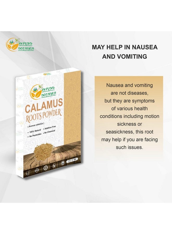 Herbs Botanica Calamus Powder 100% Pure & Organic Acorus Calamus Root Powder for Herbal Tea, Wellness & DIY Use Finely Ground, Non-GMO & Additive Free 2 oz Pack - Image 5
