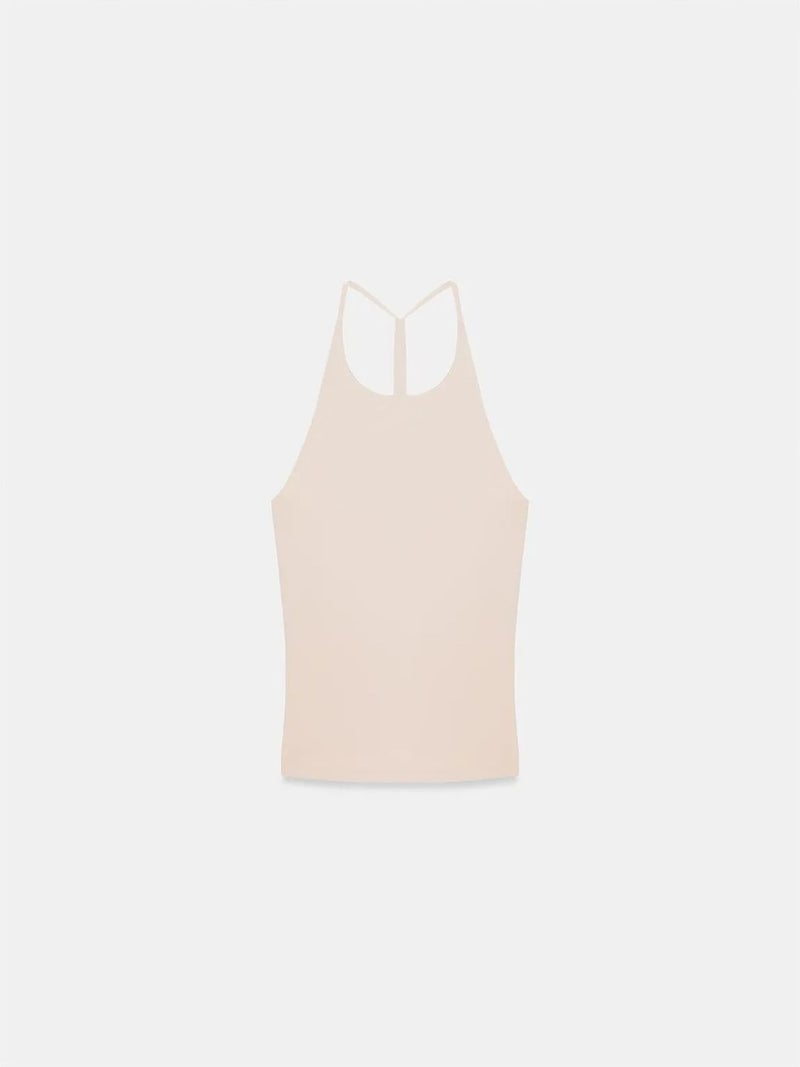 DILVIN Slim Fit Halterneck Jersey Blouse - Image 5