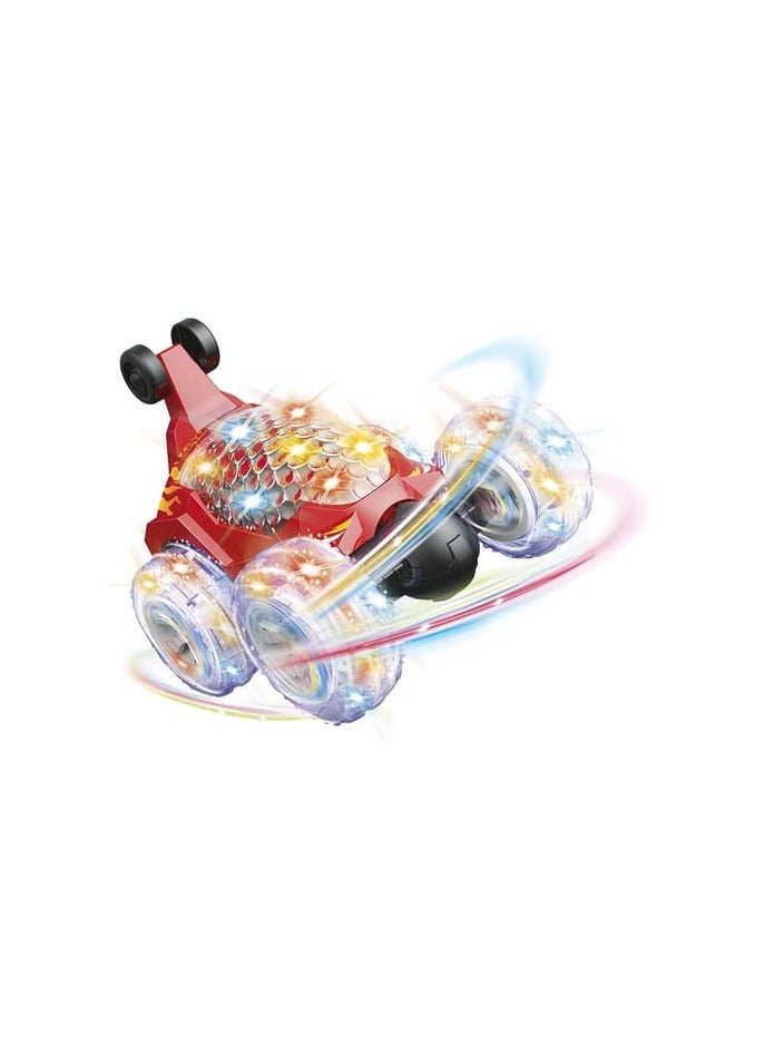 "Fun Twister car with 360° moves, featuring favorite Disney characters, remote control for full control, vibrant LED lights, electric charger, and high-quality materials!" - Image 1