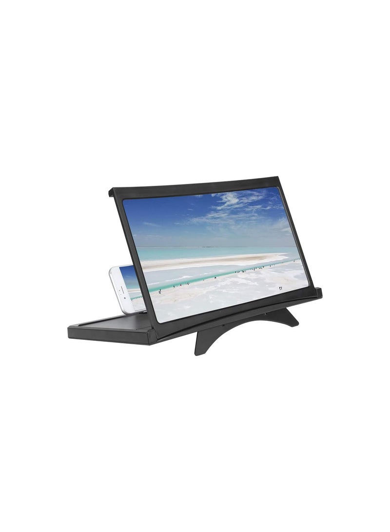 GGOOT 12 Inch Mobile Phone Screen Magnifier, Screen Magnifier with Desk Stand for Phones and Tablets, Stand with 2-3 Times Magnification Screen Magnifier  - Image 1