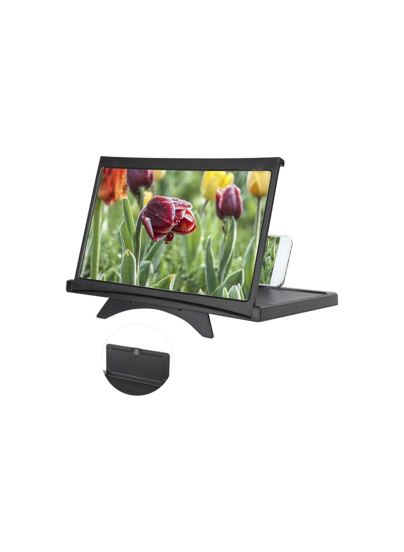 GGOOT 12 Inch Mobile Phone Screen Magnifier, Screen Magnifier with Desk Stand for Phones and Tablets, Stand with 2-3 Times Magnification Screen Magnifier  - Image 5