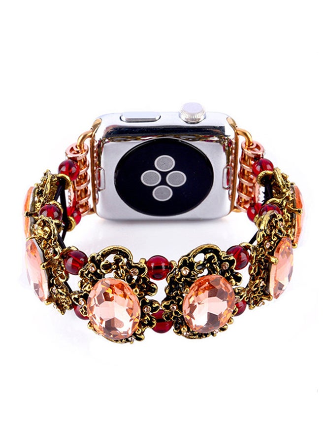 ISank Bracelet Replacement Band For Apple Watch Series 3/4/5 Pink - Image 2