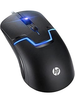 HP HP M100 Gaming Mouse with LED Accents and Ergonomic Design - Wired, Black  - Image 2