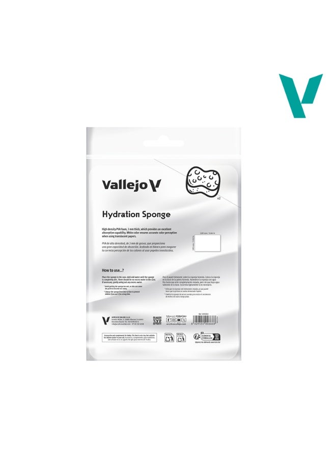 Vallejo B90002 VALLEJO HYDRATION SPONGE FOR WET PALETTE (2pcs) - Image 1