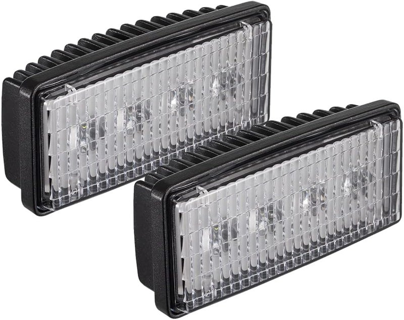 Raycharm 3"X6" Rectangular 20W Flood Beam LED Sealed Beam Light for John Deere Tractors - 2-Pack - Image 1