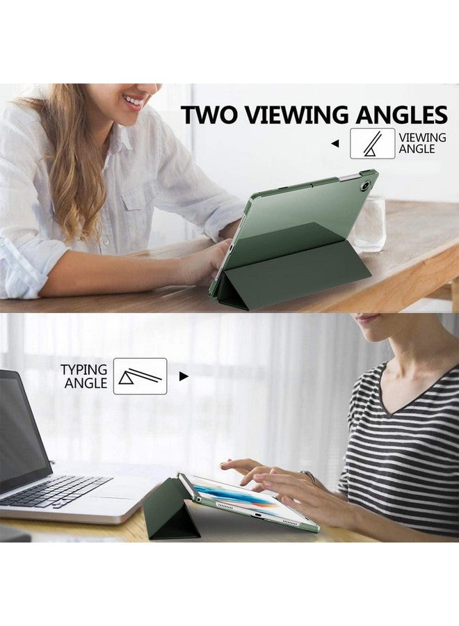 ProElite Cover for Samsung Galaxy Tab A9 Plus 11 inch Case Cover, Smart Flip Case Cover for Samsung Galaxy Tab A9+ 11 inch Translucent Back with Stylus Pen, Dark Green - Image 5