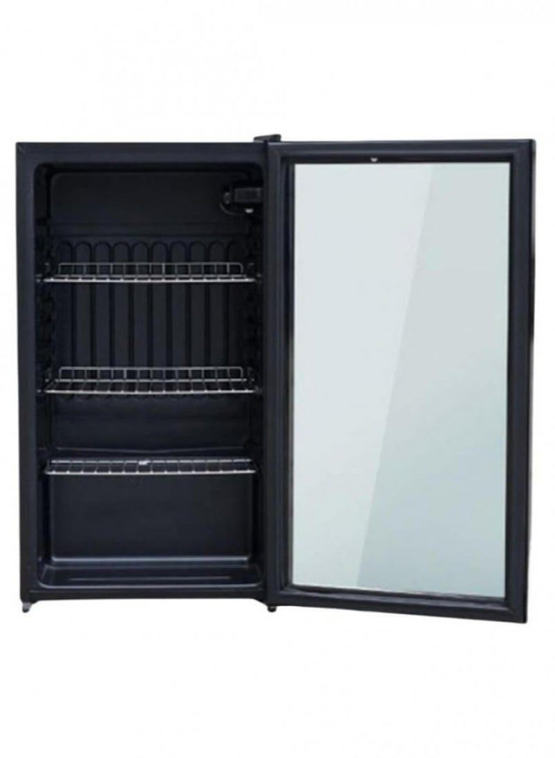 JUSTINGHOUSE Glass Refrigerator 90 Liters - Model JSSW-95, Modern Design in Black - Image 2
