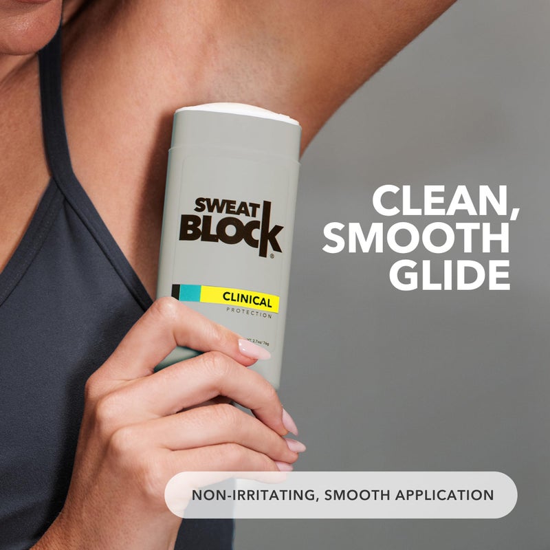 SweatBlock Clinical Strength Deodorant and Antiperspirant for Men and Women Sandalwood & Amber Scent 2 Pack 48 Hour Protection Against Odor & Excessive Sweat Ideal for Active Lifestyles and Daily Use - Image 3