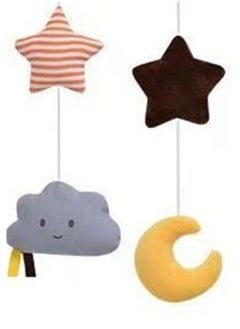 Generic Infant bed bell rattle children 0-1 years old musical rotating bedside bell baby comfort cloth toy  - Image 4