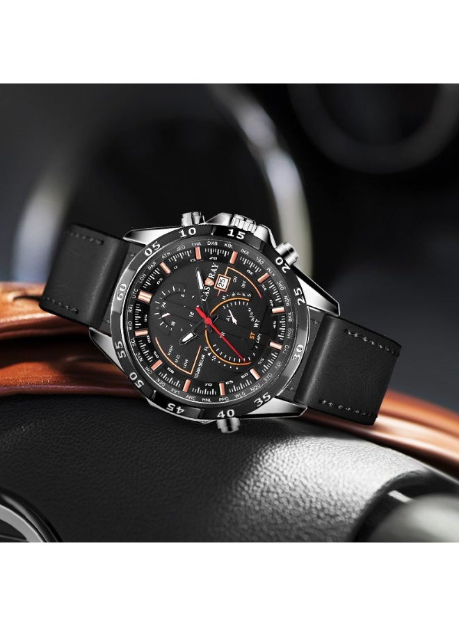 CASSRAY New high-end fully automatic multi-functional watch for handsome men - men's business student night-lit waterproof watch - Image 1
