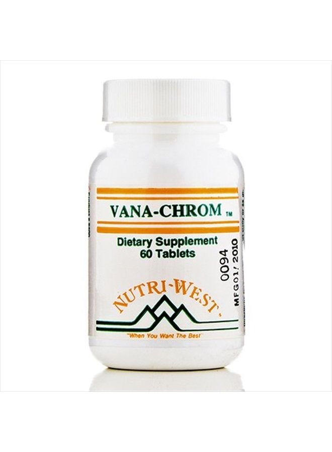 Nutri-West Vana-Chrom - 60 Tablets by Nutri West - Image 1