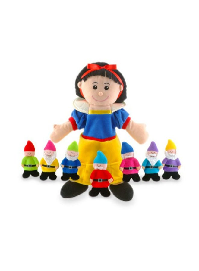Fiesta Crafts سنو وايت والسبعة أقزام (مجموعة دمى اليد والأصابع) - Image 1