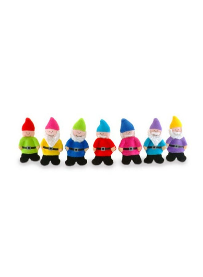 Fiesta Crafts سنو وايت والسبعة أقزام (مجموعة دمى اليد والأصابع) - Image 3