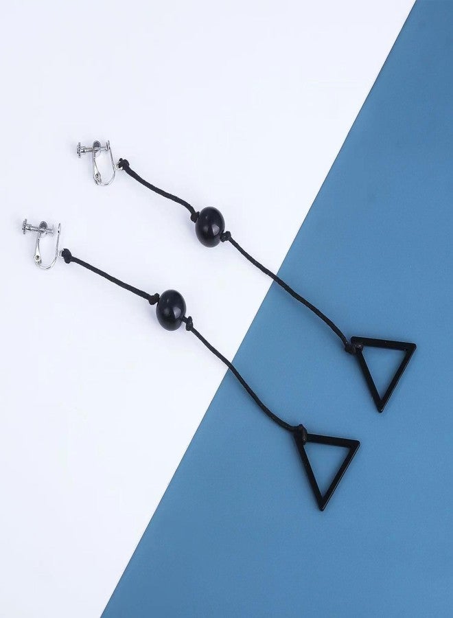 Mvaeizluex 2PCS Anime Drop Earrings - Costume Jewelry for Fami Cosplay, Halloween Party Accessory - Image 4