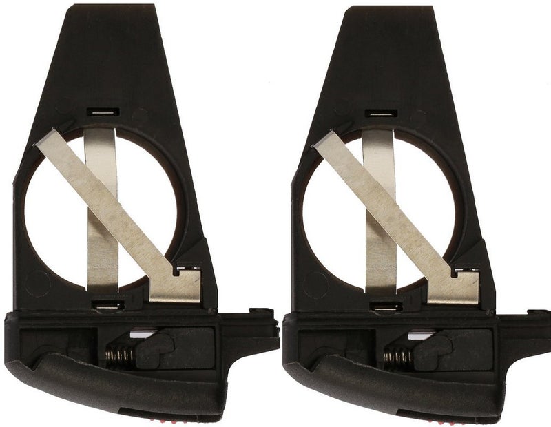 KeylessOption Keyless entry Car Remote Key Fob Shell Button Pad Battery Clip for IYZ3312 (Pack of 2) - Image 3