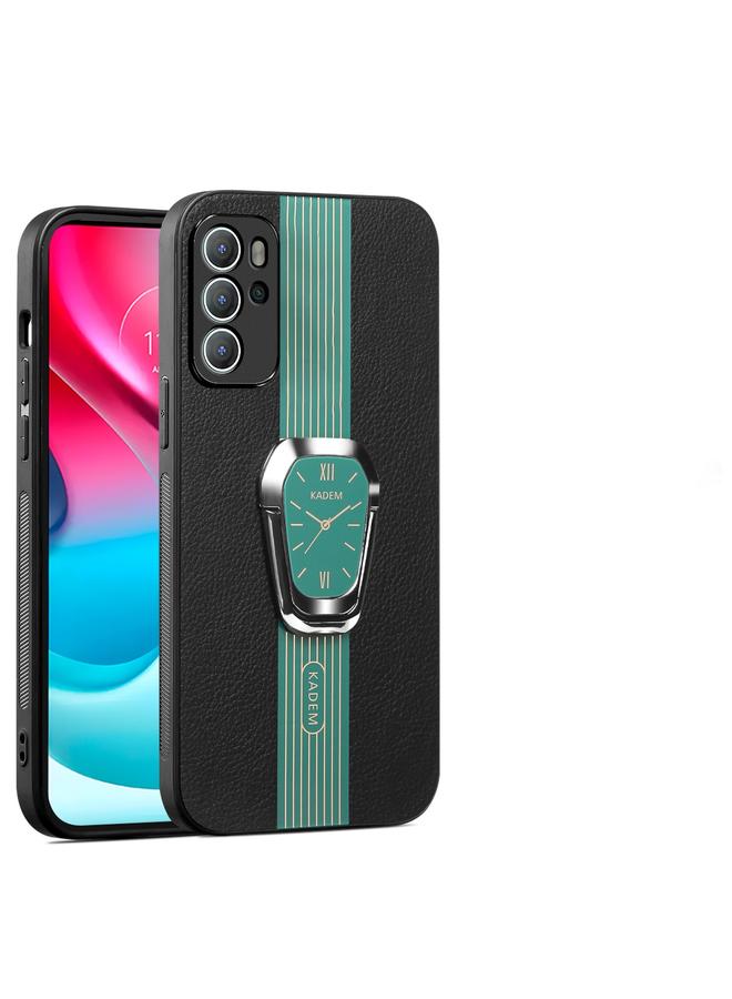 S-TOP Case For Motorola Moto G60S Magnetic Litchi Leather Back Phone Case with Holder - Image 1