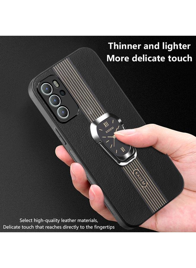 S-TOP Case For Motorola Moto G60S Magnetic Litchi Leather Back Phone Case with Holder - Image 4