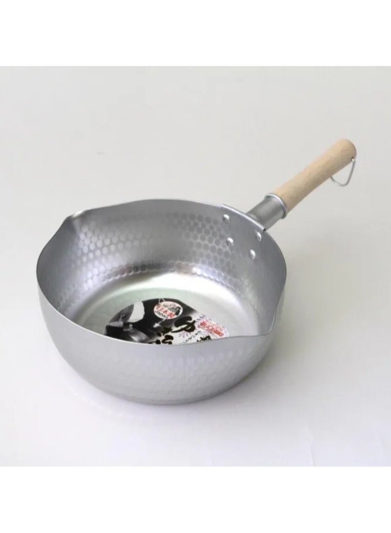 Aluminum Saucepan with Wooden Handle, Tea Pan, Rice Pan, Sauce Pan, Milk Pan, Coffee Pan (20cm)  - Image 1