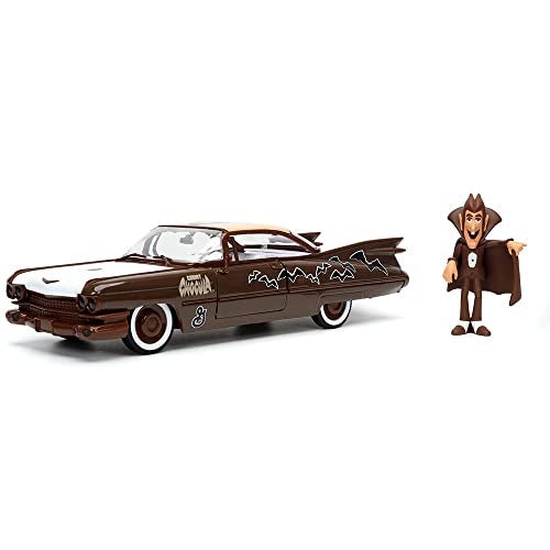 Jada Toys Count Chocula 124 1959 Cadillac Coupe DeVille DieCast Vehicle with Count Chocula Figure Toys for Kids and Adults - Image 5