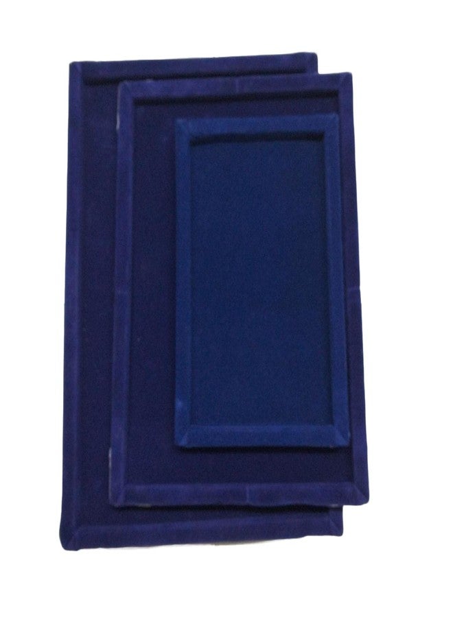 LUCKY STORE Combo Pack Of 3 (6 x 9 inch + 9x12 Inch & 10 x 14 Inch) Velvet Tray For Jewellery Display/Jewellery Display Organizer Tray - Image 1