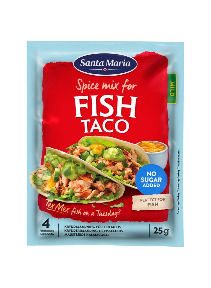 Santa Maria Fish Taco Spice Mix Mild 28g