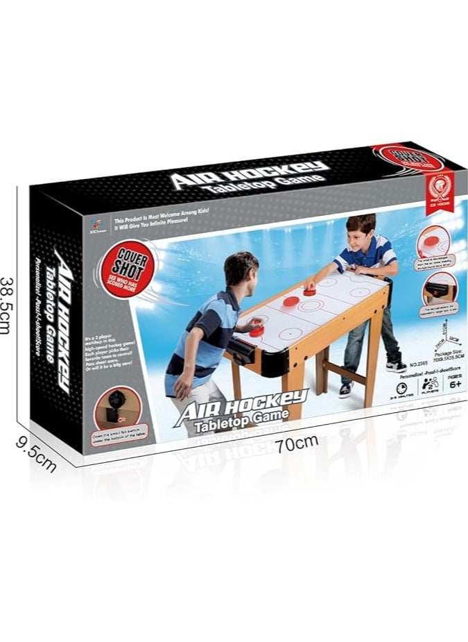 null - Mini Air Hockey Table Game for Kids & Adults – Compact, Safe, and Fun Tabletop Game for Home and Gatherings | Skill & Social Interaction Toy - Image 1