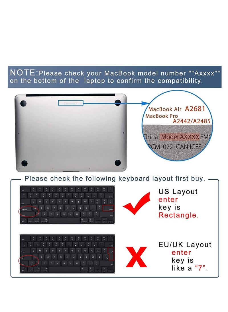Generic Keyboard Cover Compatible with MacBook Air 13.6 inch M4 A3240/M3 A3113/ M2 A2681& M4/M3/M2 15" Macbook Air A2941/A3114/A3241 and MacBook Pro 14/16 inch M4 M3 M2 M1 A3112/A3401/A3185/A2992/A2918/A2442/A2779/A3403/A3186/A2780/A2485/A2991, Protective Waterproof Skin--Clear  - Image 5