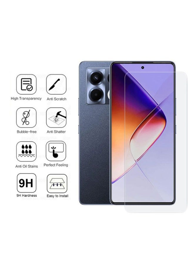 أوكيوز غلاف حماية شفاف ثلاثي الأبعاد من الألومنيوم عالي الجودة لهاتف Smart8 متوافق مع غلاف حماية مضاد لبصمات الأصابع - Image 3