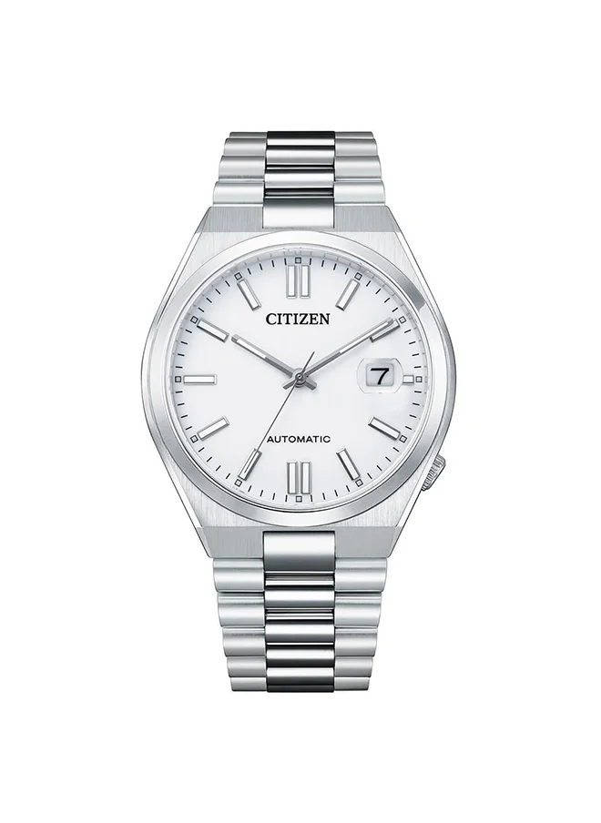 سيتيزن Men's Analog Round Shape Stainless Steel Wrist Watch NJ0150-81A 40 Mm