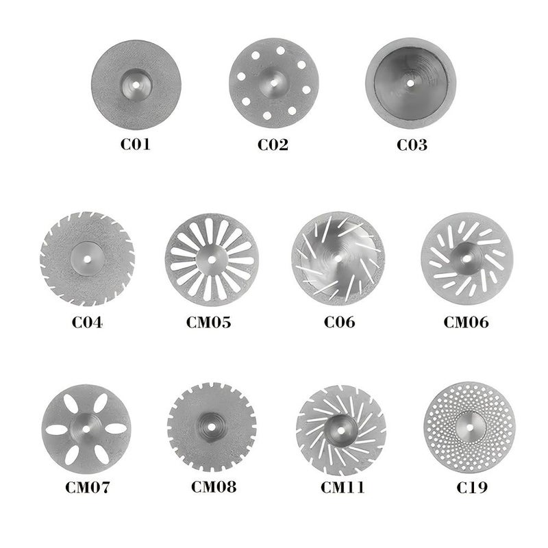 3pcs 0 20mm Thin Diamond Grinding Discs Stainless Steel Base Double Sided for Polishing - Image 1
