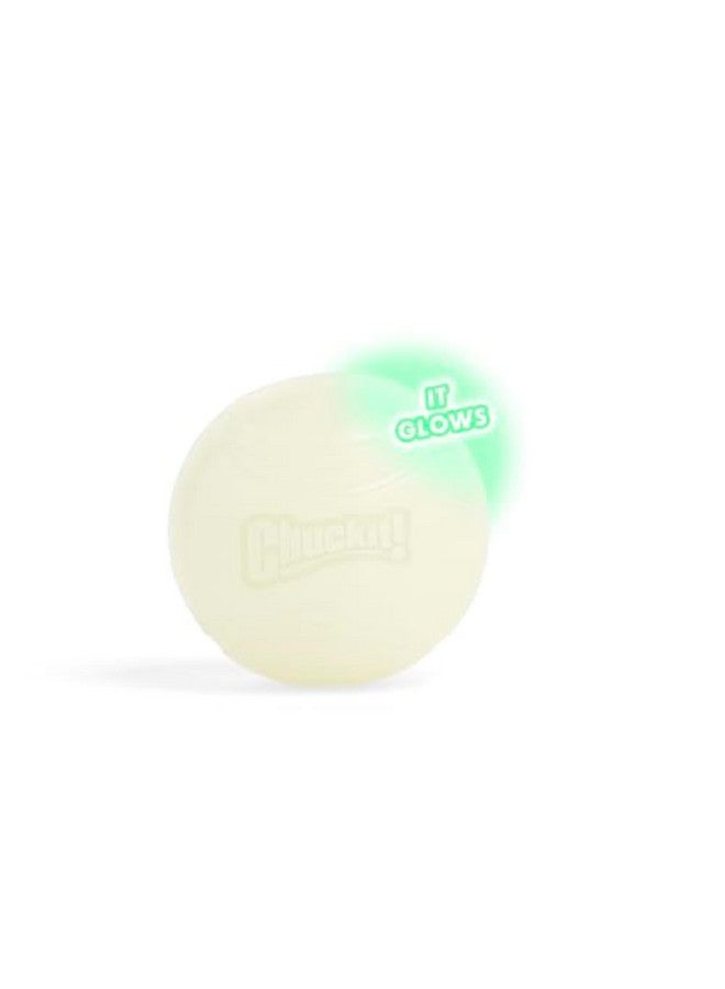Chuckit! Glow in the Dark Bouncy Ball for Dogs, Chuckit Dog Toy, Max Glow Balls - Large, 3 Inch, Pack of 1 - Image 1