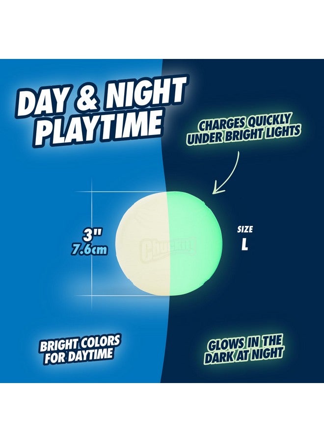 Chuckit! Glow in the Dark Bouncy Ball for Dogs, Chuckit Dog Toy, Max Glow Balls - Large, 3 Inch, Pack of 1 - Image 5