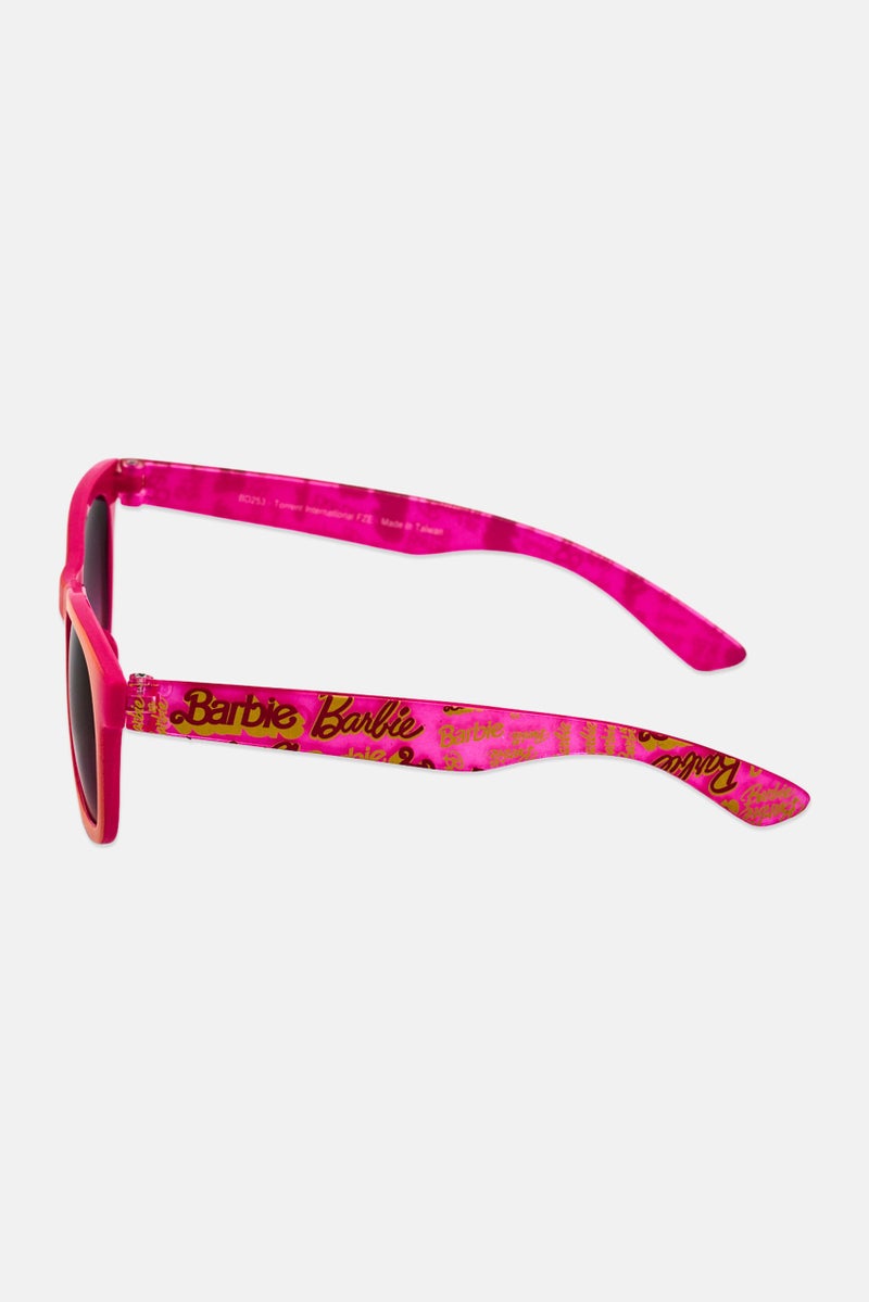 Barbie Kids Girl Square Sunglasses, Pink - Image 3
