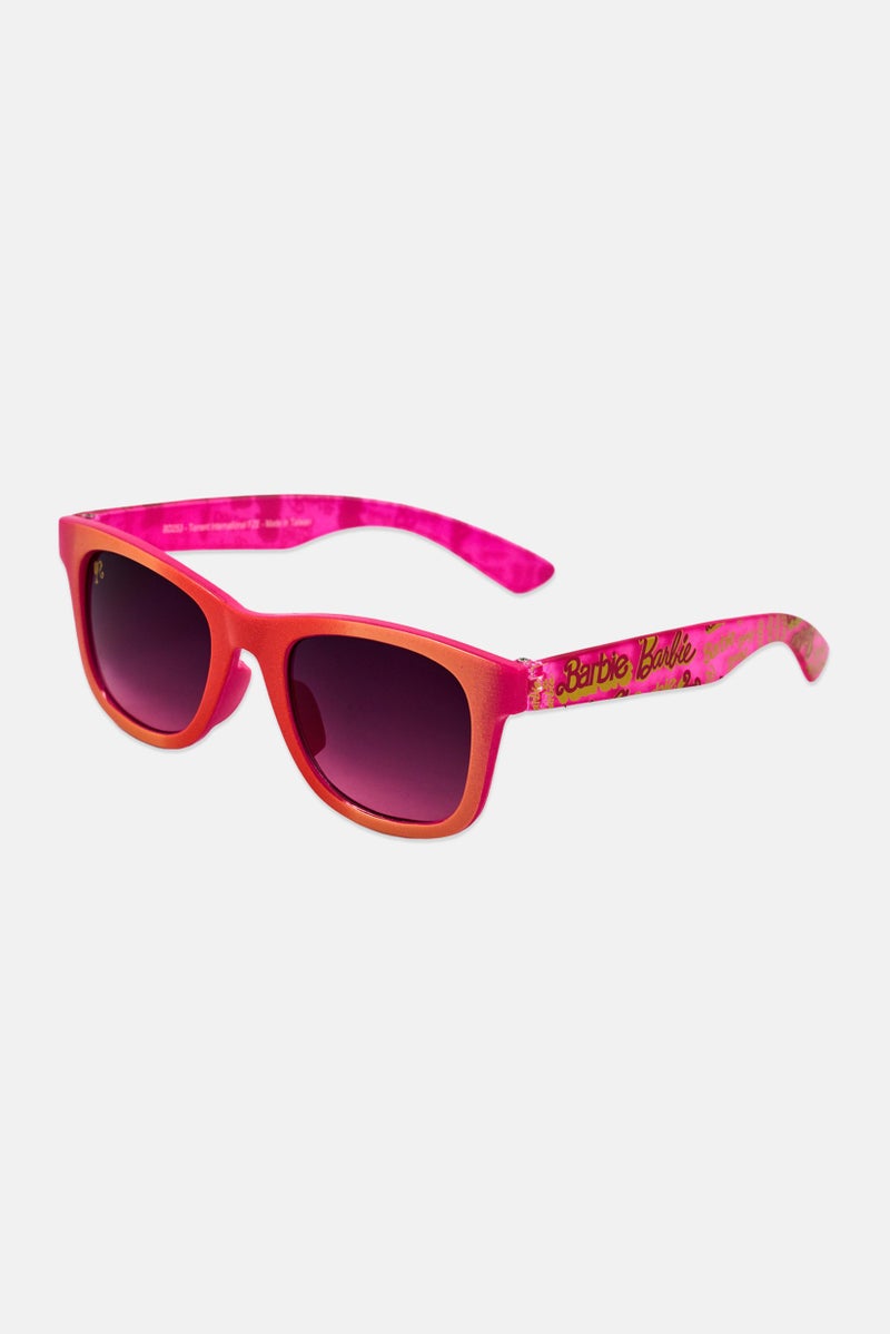 Barbie Kids Girl Square Sunglasses, Pink - Image 2